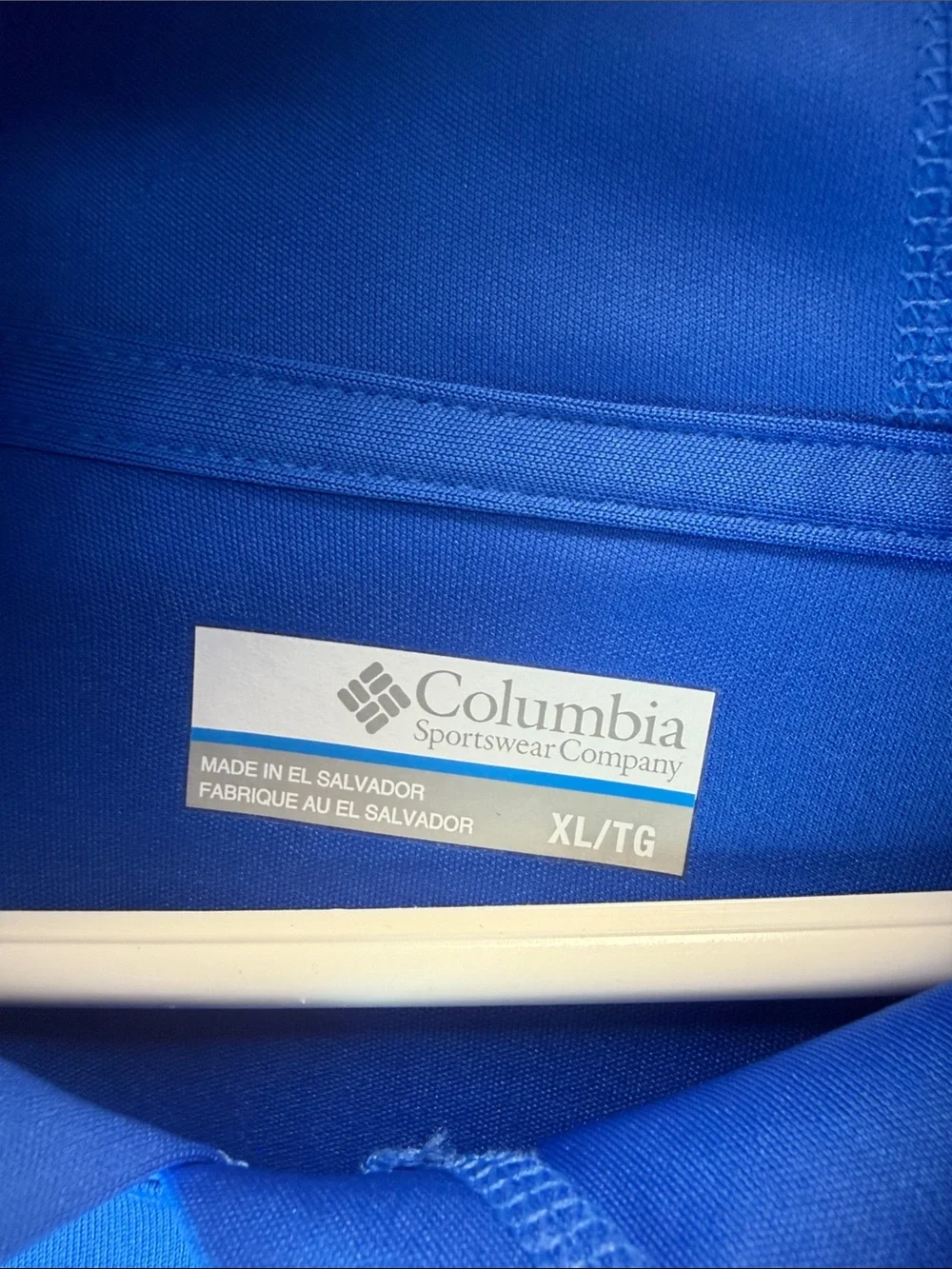 Columbia Blue Lightweight Hooded Performance Shirt Jacket